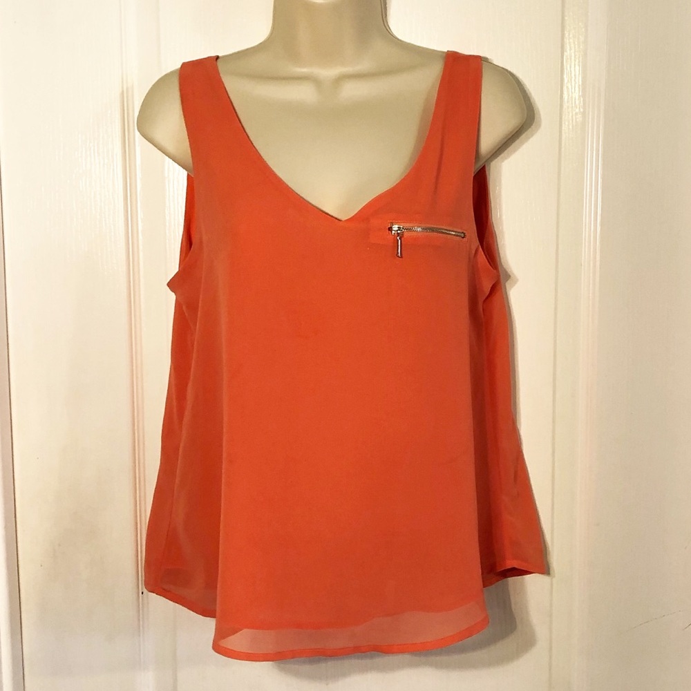 Anthropologie E&M Coral Blouse